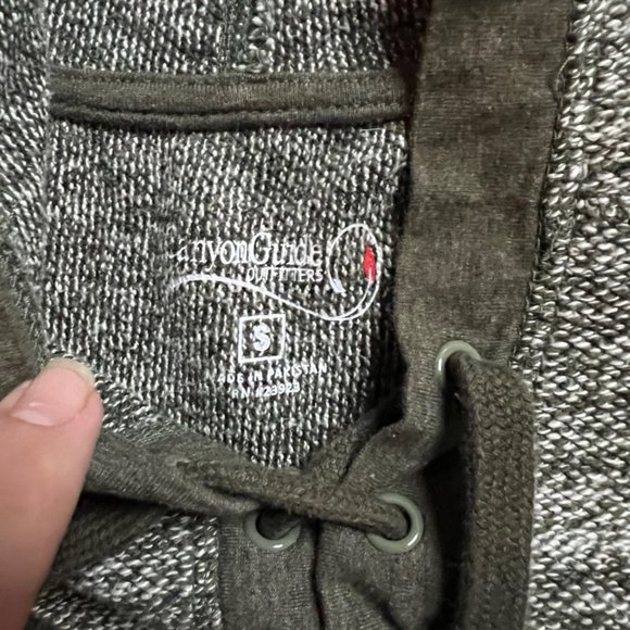 Canyon Guide Outfitters Men Small‎ Heather Olive Green Pullover Hoodie C02 - Picture 3 of 4